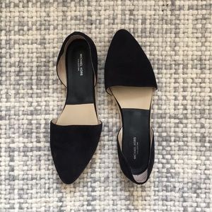 Black Michael Kors Collection Flats